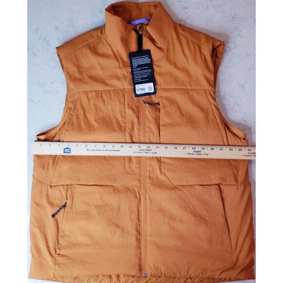 NWT LULULEMON Insulated Hiking Vest LM4AIES Ripstop Orange Men's Size XL - Picture 12 of 13